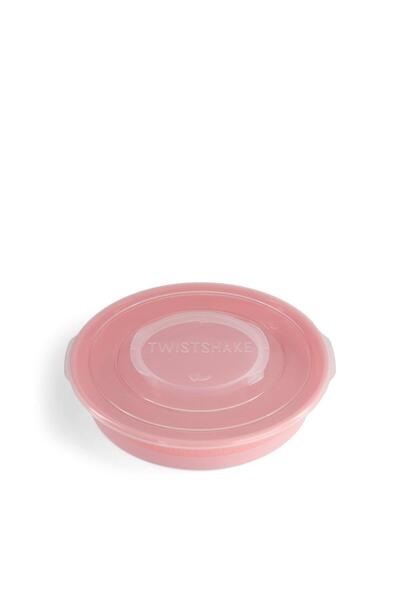 Twistshake Pink Vacuum Baby and Child Plate and Food Mat Set
