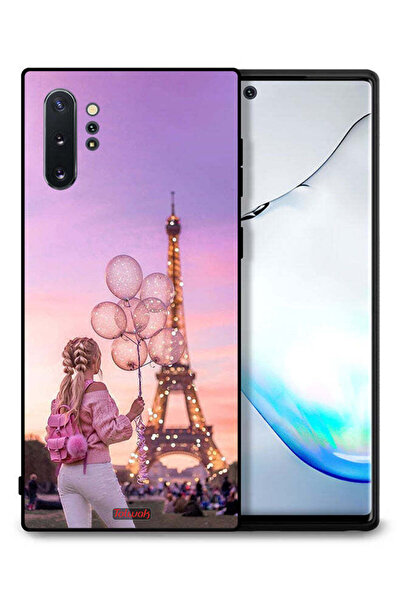 Tolwak غطاء حماية لهاتف سامسونج جالكسي نوت 10 بلس، فتاة تحمل بالونات