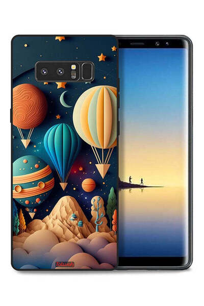 Tolwak غطاء حماية لهاتف سامسونج جالاكسي نوت 8 من تصميم بيراشوت آرت