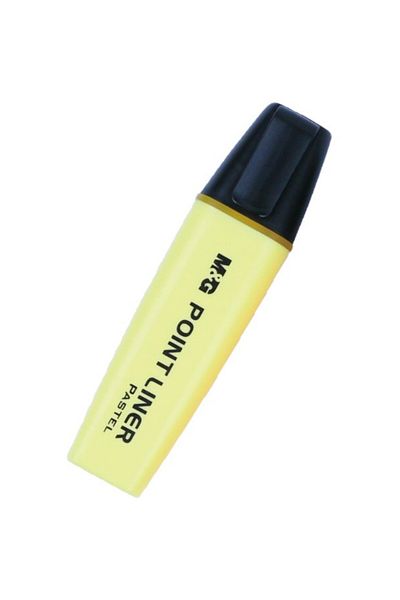 BY M&G COLLECTİON Highlighter marker - Milky Yellow, Non Permanent, Yellow