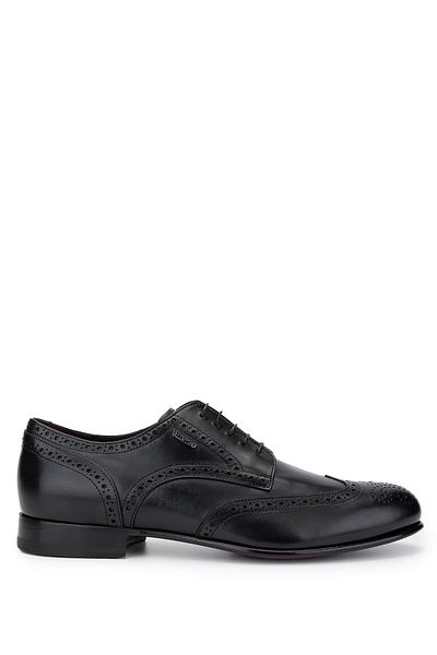 Valentino Men's Genuine Leather Black Classic Shoes