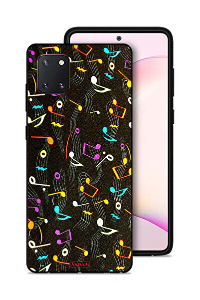 Tolwak غطاء حماية لهاتف سامسونج جالكسي نوت 10 لايت بنمط قماش موسيقي