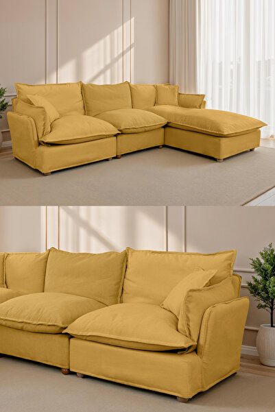 Eymense Lavinia Giydirilebilir Kılıflı L Köşe Koltuk