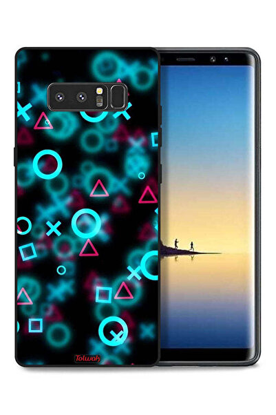 Tolwak غطاء حماية لهاتف سامسونج جالكسي نوت 8 برسومات أيقونات لعبة الحبار الصغيرة