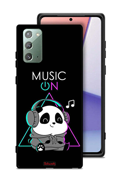 Tolwak غطاء حماية لهاتف سامسونج جالكسي نوت 20 بطبعة موسيقى الباندا