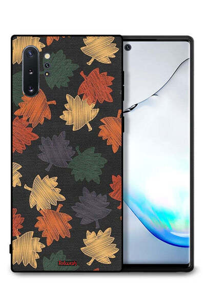 Tolwak غطاء حماية لهاتف سامسونج جالكسي نوت 10 بلس بطبعة أوراق الخريف