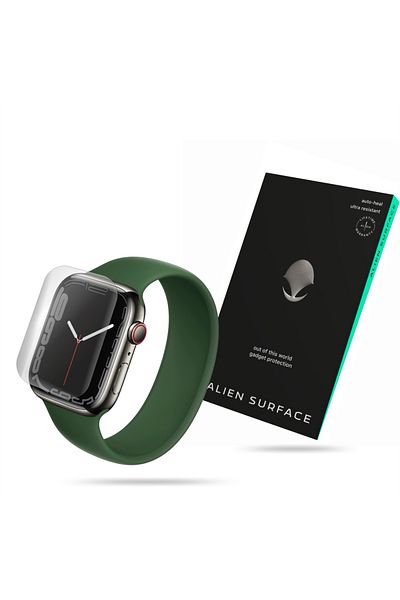 Alien Surface Renewable screen protector 1+2 pieces for Apple Watch 7, 45mm