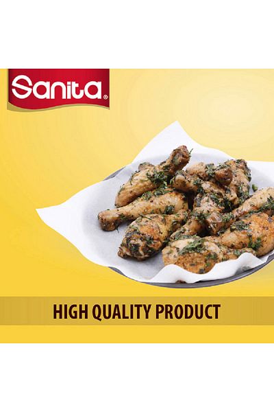 Sanita Non Stick Cooking and Baking Paper Roll White 30cm x 10m