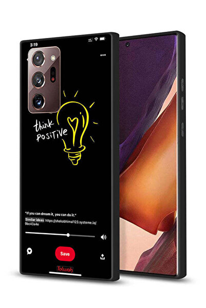 Tolwak غطاء حماية لهاتف سامسونج جالكسي نوت 20 ألترا - فكر بإيجابية