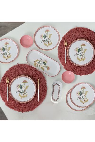 Keramika 13 Piece Breakfast Set for 6 People Msh