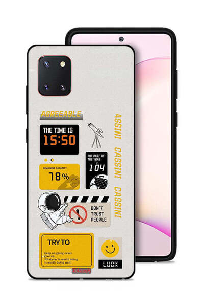 Tolwak غطاء حماية لهاتف سامسونج جالكسي نوت 10 لايت - لا تثق بالناس