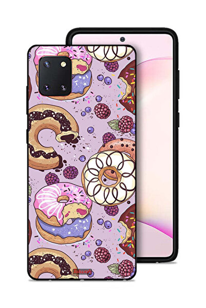 Tolwak غطاء حماية لهاتف سامسونج جالكسي نوت 10 لايت برسومات دوناتس