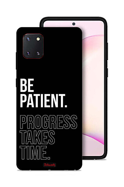 Tolwak غطاء حماية لهاتف سامسونج جالكسي نوت 10 لايت - كن صبورًا، فالتقدم يستغرق وقتًا