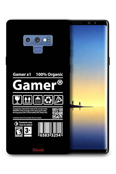 Tolwak غطاء حماية لجهاز سامسونج جالكسي نوت 9، ملصق للاعب