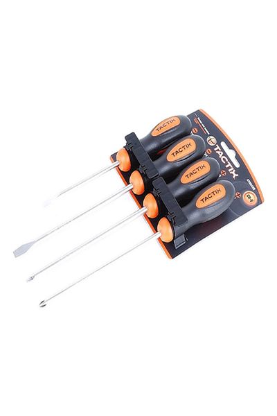 Tactix 4-Piece Basic Screwdriver Set