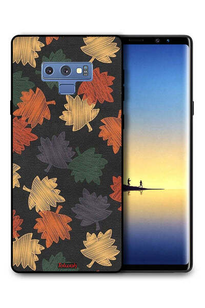 Tolwak غطاء حماية لهاتف سامسونج جالكسي نوت 9 بطبعة أوراق الخريف
