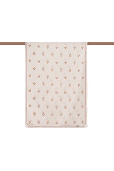 ipekevi Powder Nostalgic Wall Cotton Shawl
