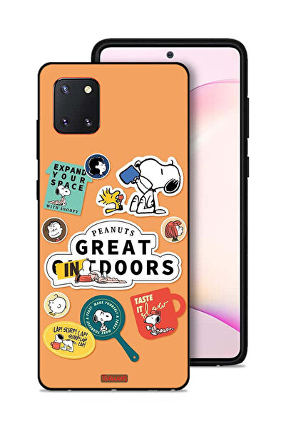 Tolwak غطاء حماية لهاتف سامسونج جالكسي نوت 10 لايت، ملصقات الفول السوداني