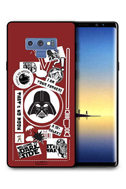 Tolwak غطاء حماية لهاتف سامسونج جالكسي نوت 9 - ملصق "مرحبًا بكم في الجانب الم...