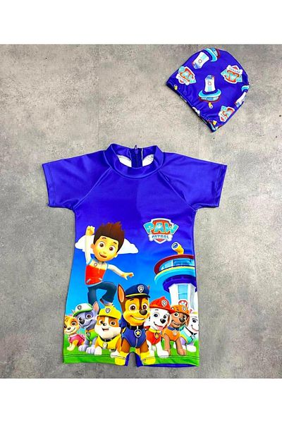 Mother Choise Boy's Paw Patrol Swimsuit Jumpsuit