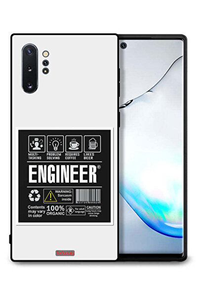 Tolwak غطاء حماية لهاتف سامسونج جالكسي نوت 10 بلس، ملصق المهندس