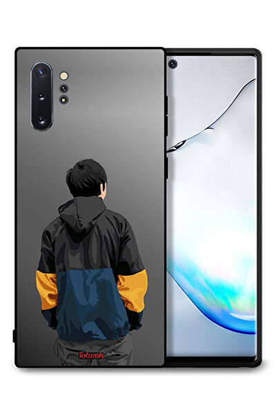 Tolwak غطاء حماية لهاتف سامسونج جالكسي نوت 10 بلس بتصميم صورة صبي