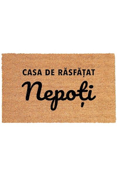 OEM Personalized Entry Rug with Message - House for Spoiling Grandchildren, 40x60 cm