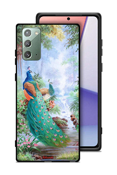 Tolwak غطاء حماية لهاتف سامسونج جالكسي نوت 20 بنقشة الطاووس