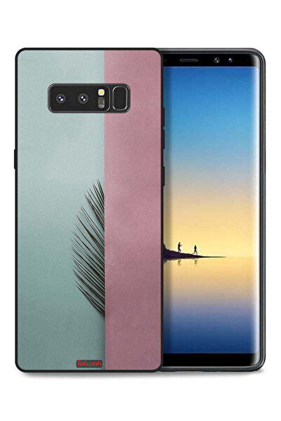 Tolwak غطاء حماية لهاتف سامسونج جالكسي نوت 8 بتصميم نصف أوراق