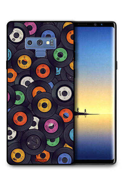 Tolwak غطاء حماية لهاتف سامسونج جالكسي نوت 9 بنقشة أقراص مضغوطة