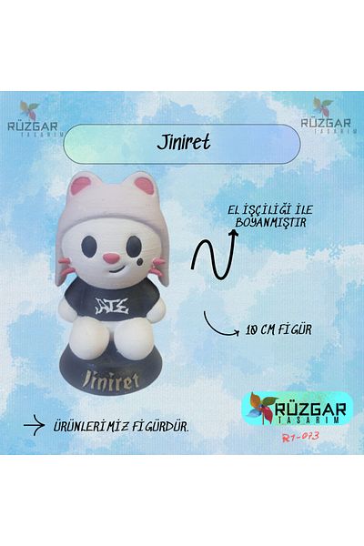 Rüzgar Tasarım Jiniret - Skzoo Figure Set 10 cm Wolf Chan Leebit Dwaekkı Han Quokka Bbokari Puppym Foxı.Ny