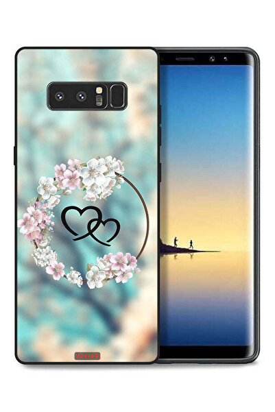 Tolwak غطاء حماية لهاتف سامسونج جالاكسي نوت 8 برسومات قلوب ورسومات خواتم