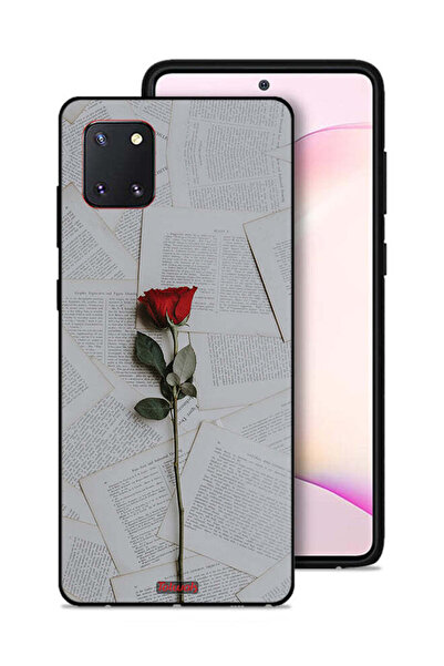 Tolwak غطاء حماية لهاتف سامسونج جالكسي نوت 10 لايت وردي على ورق