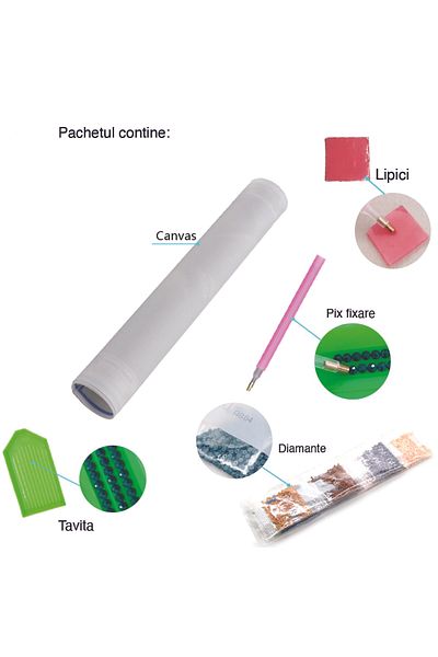 Leexo Set de broderie cu diamante 5d, Pictura 30x40 cm, model icoana, ZY-221