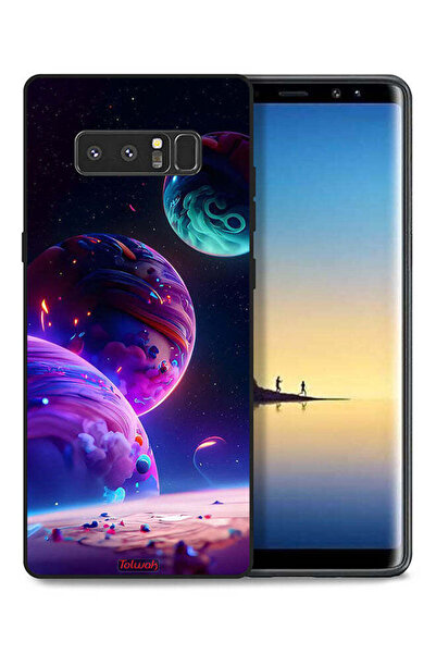 Tolwak غطاء حماية لهاتف سامسونج جالكسي نوت 8 بنمط كوكبي