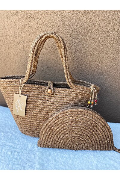 ELÇİÇEK HOME Pletenica Torba kom, Ruka Torba kom, Plaža Torba kom, Portfelj T...