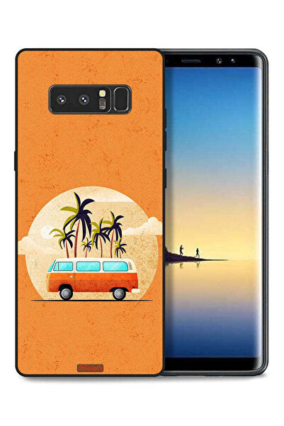 Tolwak غطاء حماية لهاتف سامسونج جالاكسي نوت 8 بتصميم حافلة فنية