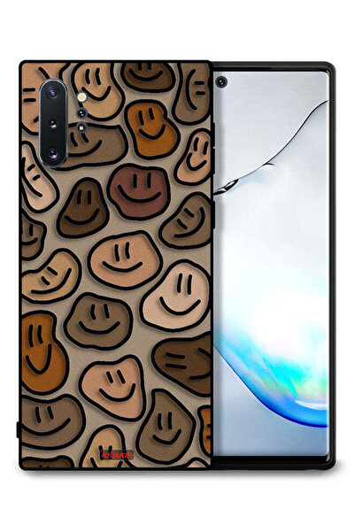 Tolwak غطاء حماية لهاتف سامسونج جالكسي نوت 10 بلس برسومات وجوه مبتسمة