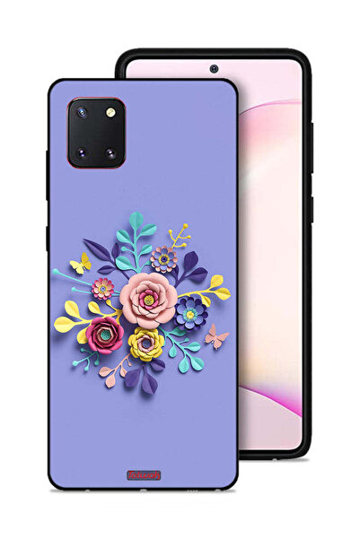 Tolwak غطاء حماية لهاتف سامسونج جالكسي نوت 10 لايت برسومات زهور