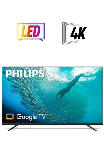 Philips 43 Inch 4K Ultra HD Smart Google TV with Hands-Free Voice Control Dolby Vision Atmos HDR10 (
