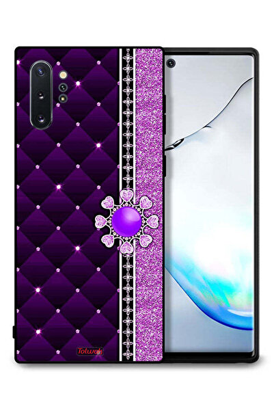 Tolwak غطاء حماية بتصميم قلوب لامعة لهاتف سامسونج جالكسي نوت 10 بلس