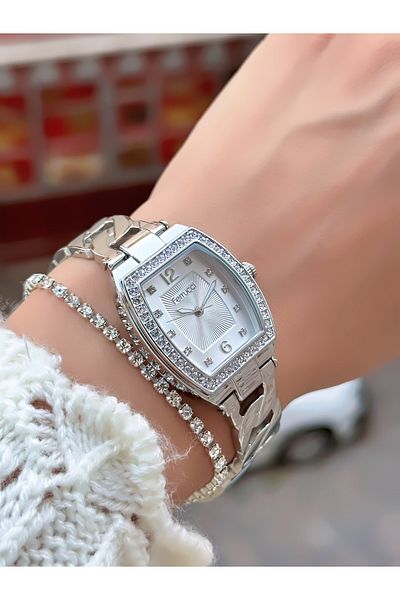 Ferrucci Steel Cord Chain ​​Model Women's Watch 3 Atm Waterproof 2 Years Mechanism Warranty