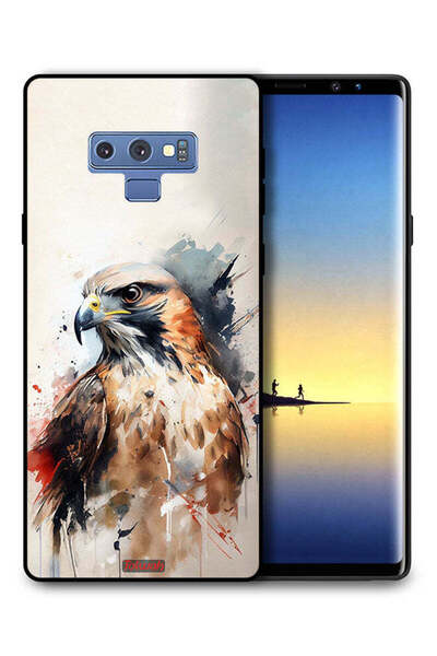 Tolwak غطاء حماية لهاتف سامسونج جالكسي نوت 9 بتصميم نسر تجريدي