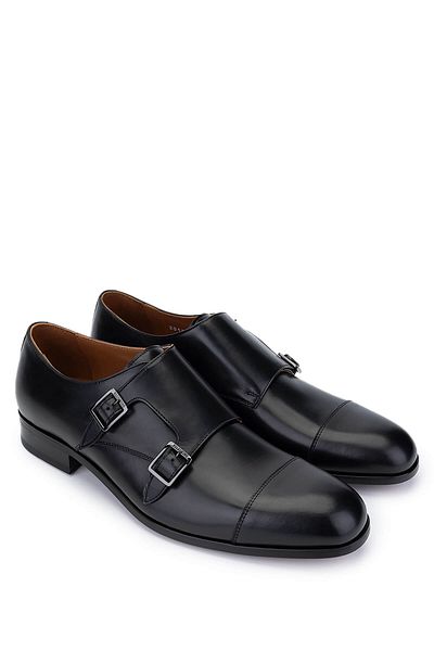 Valentino Men's Genuine Leather Black Classic Shoes