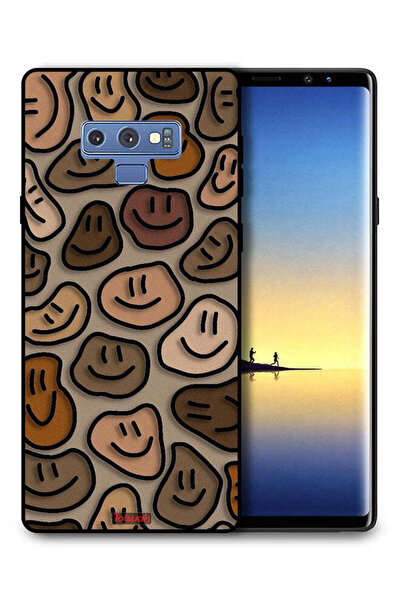 Tolwak غطاء حماية لهاتف سامسونج جالكسي نوت 9 برسومات وجوه مبتسمة