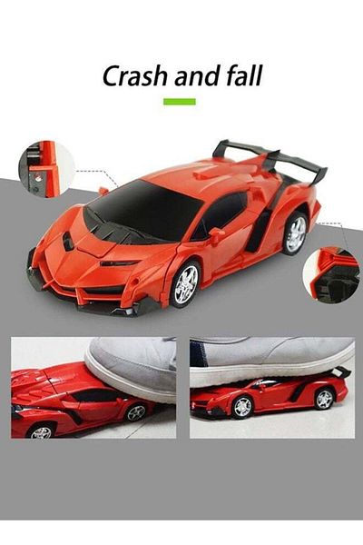 COOYA RC Car Transforming Robot with One Button Transformation and 360 Degree Rotation Drift.