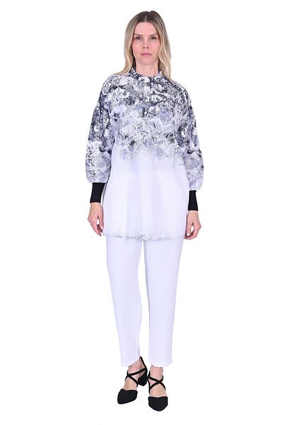 Invee Cotton Tunic Black