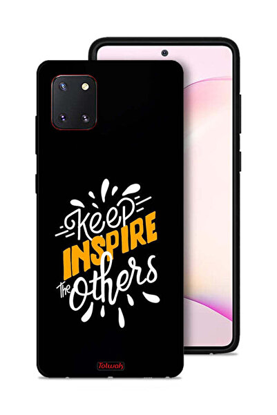 Tolwak غطاء حماية لهاتف سامسونج جالكسي نوت 10 لايت - حافظ على إلهام الآخرين