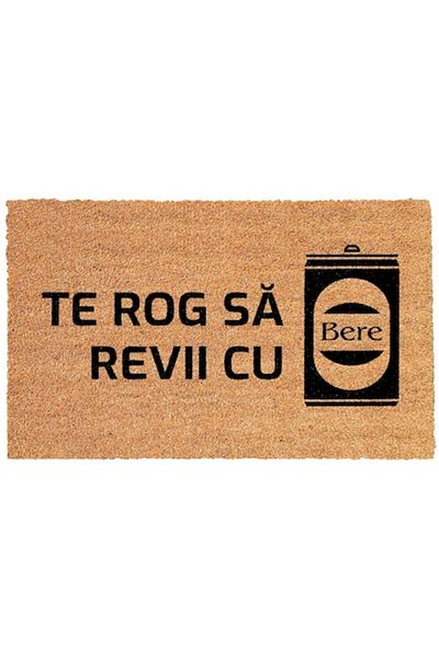 OEM Personalized Entrance Doormat with Message - Please Come Back with Beer, 40x60 cm