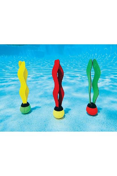 Intex Diving Pool Underwater Small Fun Ball Toy Set for Kids Multicolor